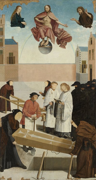 Burying the Dead (from The Seven Works of Mercy, 1504) by Master of Alkmaar
